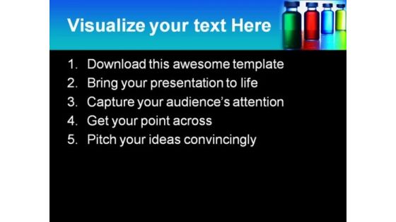 Medical Vials Science PowerPoint Themes And PowerPoint Slides 0711