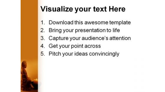 Meditation Faith Religion PowerPoint Themes And PowerPoint Slides 0811