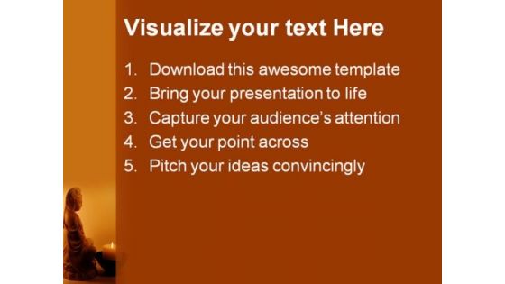 Meditation Faith Religion PowerPoint Themes And PowerPoint Slides 0811