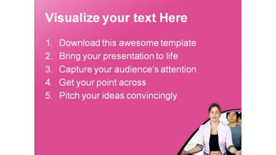 Meditation Lifestyle PowerPoint Themes And PowerPoint Slides 0311