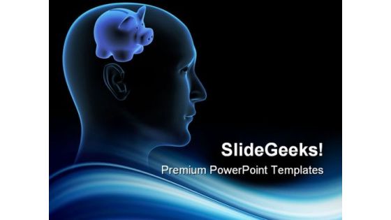 Meditations Over Savings Finance PowerPoint Themes And PowerPoint Slides 0711