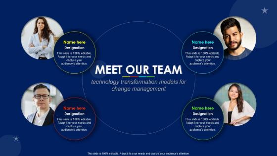 Meet Our Team Technology Transformation Models For Change Management