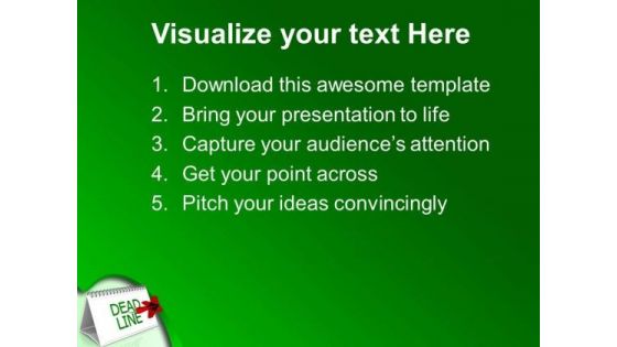 Meet The Deadlines In Business PowerPoint Templates Ppt Backgrounds For Slides 0513