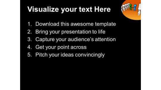 Meet With Peoples To Promote Ideas PowerPoint Templates Ppt Backgrounds For Slides 0713