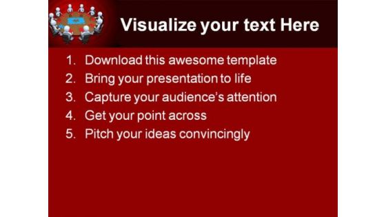 Meeting Business PowerPoint Template 0810