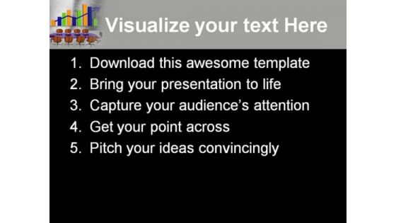 Meeting Statistic Graph Business PowerPoint Themes And PowerPoint Slides 0711