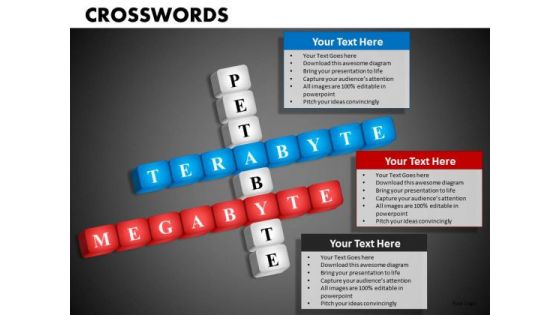 Megabyte Terabyte Petabyte PowerPoint Templates