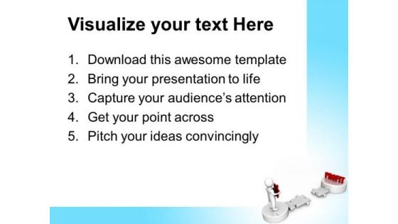 Men And Puzzle With Word Profit Business PowerPoint Templates And PowerPoint Themes 0912