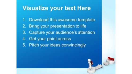 Men And Puzzle With Word Profit Business PowerPoint Templates And PowerPoint Themes 0912