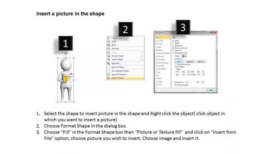 Men At Work Business As Usual 3d Dollar Coin Hovering Between Hands PowerPoint Templates