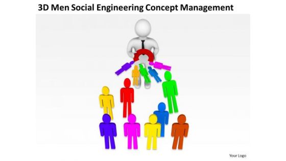 Men At Work Business As Usual Concept Management PowerPoint Templates Ppt Backgrounds For Slides