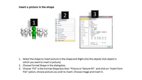 Men At Work Business As Usual Leader And His Team PowerPoint Templates Ppt Backgrounds For Slides