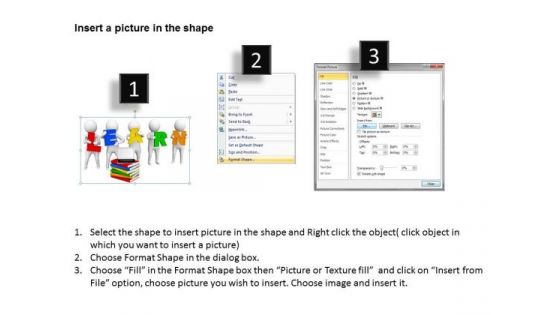 Men At Work Business As Usual Learn With Books PowerPoint Templates Ppt Backgrounds For Slides