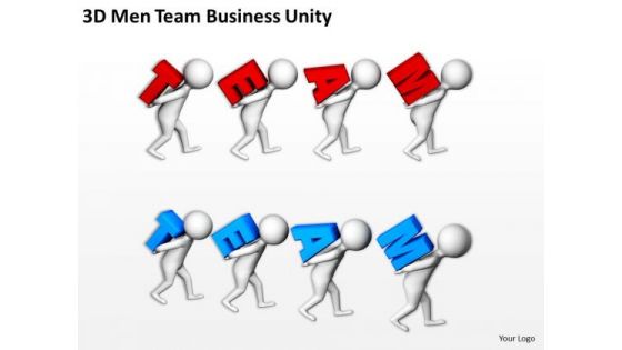 Men At Work Business As Usual Team PowerPoint Presentations Unity Templates