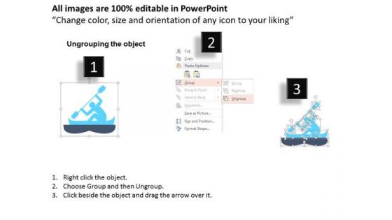 Men On Boats For Competition Presentation Template