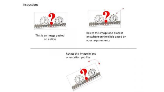 Men Running Inside The Gears PowerPoint Templates
