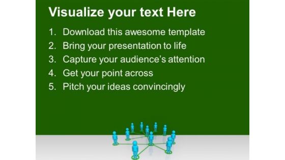 Men Social Network Connection PowerPoint Templates And PowerPoint Themes 1112