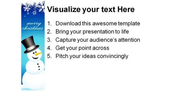 Merry Christmas01 Holidays PowerPoint Template 1010