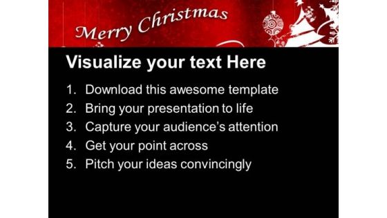 Merry Christmas Abstract Background PowerPoint Templates Ppt Backgrounds For Slides 1112