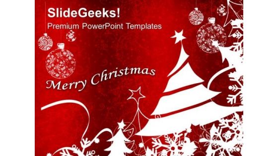Merry Christmas Abstract Background PowerPoint Templates Ppt Backgrounds For Slides 1112