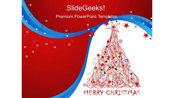 Merry Christmas Abstract PowerPoint Templates And PowerPoint Themes 0212