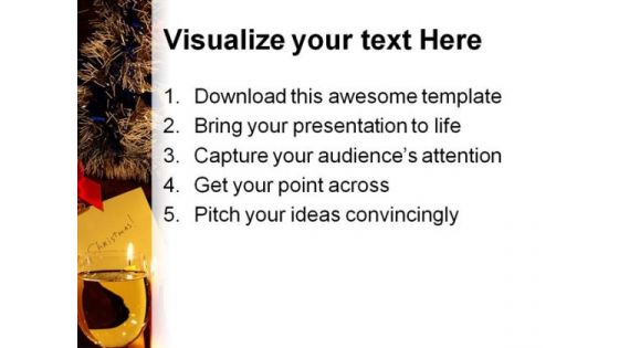 Merry Christmas Festival PowerPoint Themes And PowerPoint Slides 0411