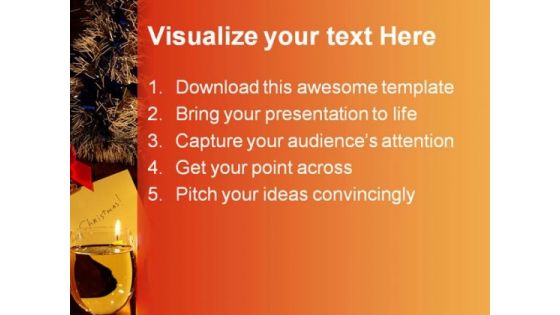 Merry Christmas Festival PowerPoint Themes And PowerPoint Slides 0411