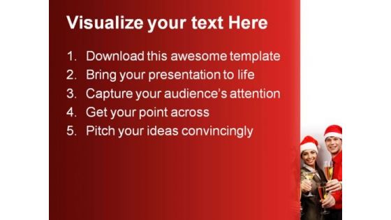 Merry Christmas Festival PowerPoint Themes And PowerPoint Slides 0711