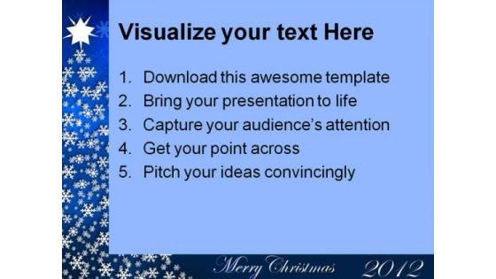 Merry Christmas Holidays PowerPoint Templates And PowerPoint Backgrounds 1211