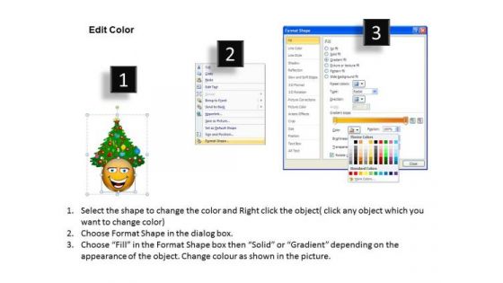 Merry Christmas With Tree Flowchart Programs PowerPoint Slides