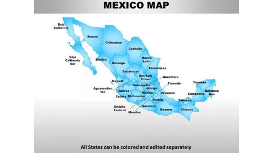 Mexico Country PowerPoint Maps