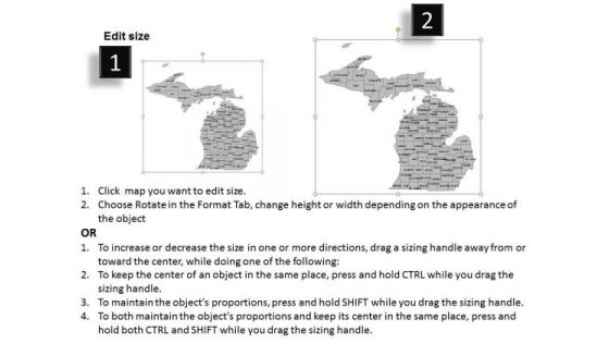 Michigan PowerPoint Maps