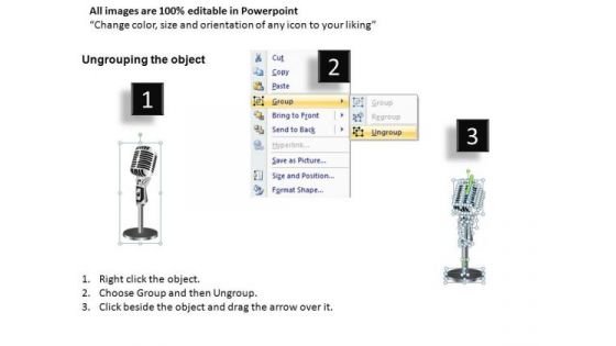 Microphone PowerPoint Slides And Ppt Diagram Templates
