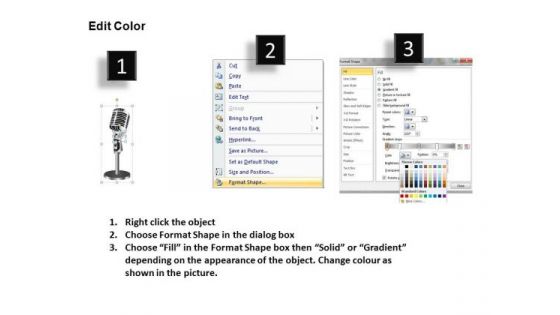 Microphone PowerPoint Slides And Ppt Diagram Templates