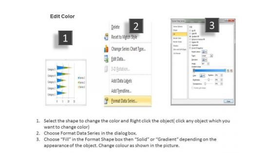 Microsoft Excel Data Analysis 3d Bar Chart For Analyzing Survey PowerPoint Templates