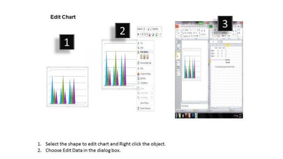 Microsoft Excel Data Analysis 3d Change In Business Process Chart PowerPoint Templates