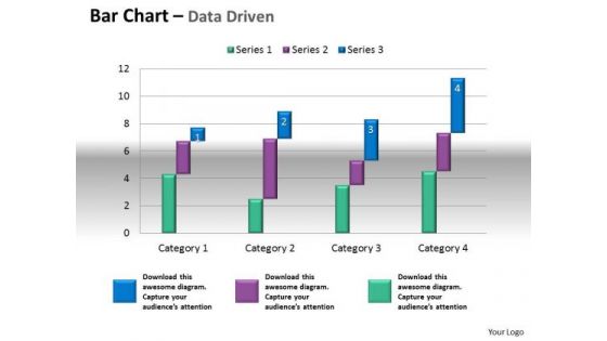 Microsoft Excel Data Analysis Bar Chart To Compare Quantities PowerPoint Templates