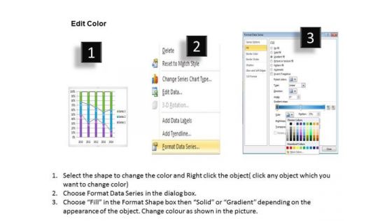 Microsoft Excel Data Analysis Bar Graph PowerPoint Templates