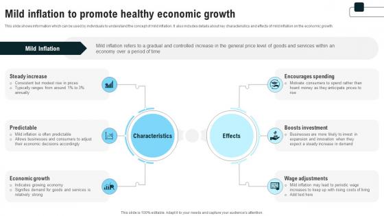 Mild Inflation To Promote Healthy Economic Growth Strategies For Inflation A Tactical Guide Fin SS V