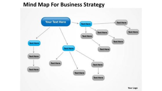 Mind Map For Business Strategy Review Ppt Plans Examples PowerPoint Slides