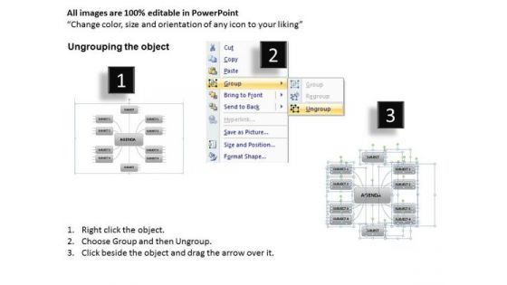 Mind Map Network Diagram PowerPoint Slides Map Nodes Ppt