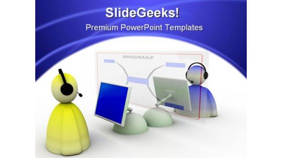 Mind Map Team Business PowerPoint Background And Template 1210 Mind Map Team Business PowerPoint Background And Template 1210