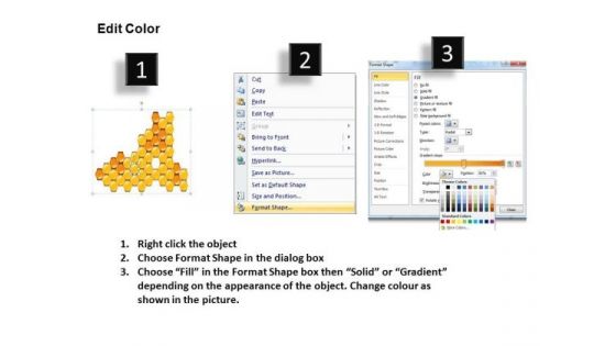 Missing Hexagon In A Comb PowerPoint Slides