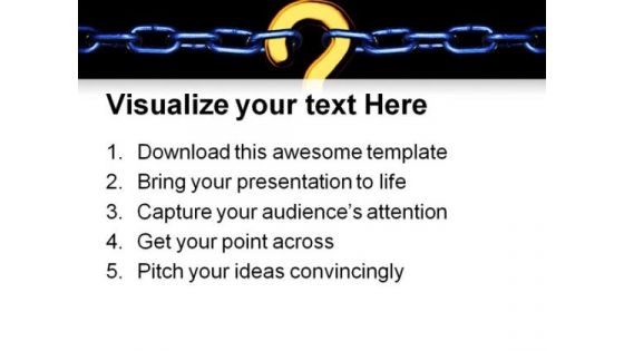 Missing Link Business PowerPoint Templates And PowerPoint Backgrounds 0711
