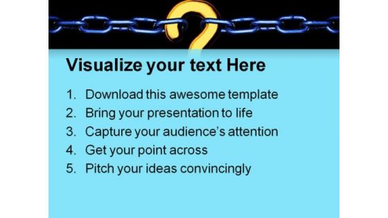 Missing Link Business PowerPoint Themes And PowerPoint Slides 0711