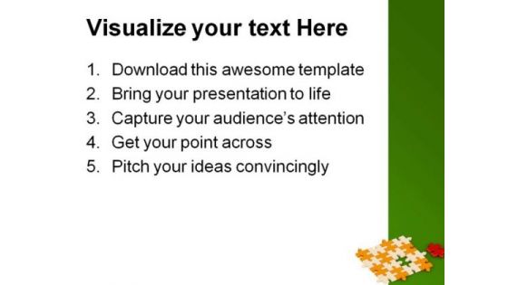 Missing Puzzle Concept Metaphor PowerPoint Templates And PowerPoint Backgrounds 0711