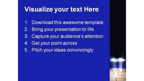 Missing Puzzle Symbol PowerPoint Template 0510