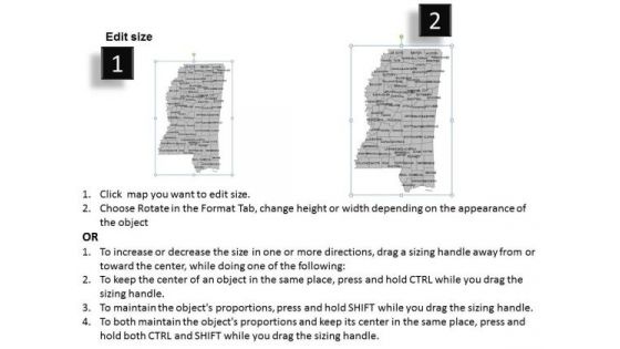 Mississippi PowerPoint Maps