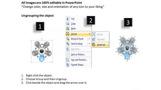 Mixed Circular Process 5 Stages Operation Ppt What Is Business Planning PowerPoint Templates