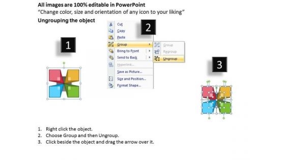 Mixed Diagram For Business Operation 4 Stages Ppt Plan PowerPoint Templates
